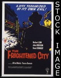 #6110 FRIGHTENED CITY English 1sh '62 Connery 