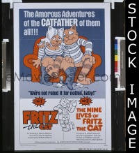 #1318 FRITZ THE CAT/9 LIVES OF FRITZ CAT 1sh 