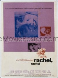 Q424 RACHEL RACHEL one-sheet movie poster '68 Woodward, Newman
