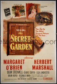 #468 SECRET GARDEN 1sh '49 O'Brien, Marshall 