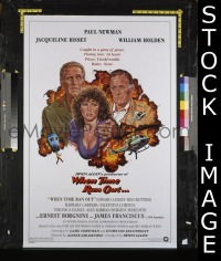 #516 WHEN TIME RAN OUT 1sh '80 Paul Newman 