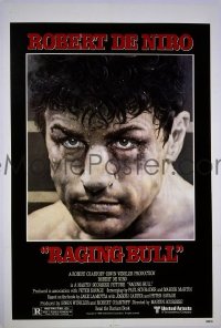 A953 RAGING BULL one-sheet movie poster '80 Robert De Niro, Pesci