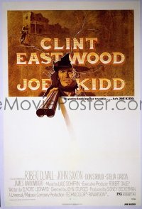 #196 JOE KIDD 1sh '72 Eastwood,Duvall,Sturges 