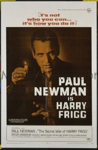 Q538 SECRET WAR OF HARRY FRIGG one-sheet movie poster '68 Newman