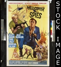 #386 HELICOPTER SPIES 1sh '67 UNCLE 