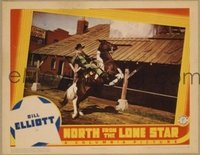 t174 NORTH FROM THE LONE STAR movie lobby card '41 Wild Bill Elliott