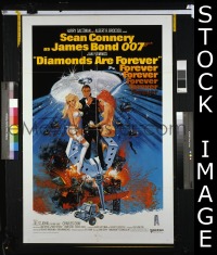 #1184 DIAMONDS ARE FOREVER 1sh '71 Connery 