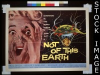 #313 NOT OF THIS EARTH 1/2sh '57 classic!A345 