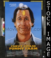 #7757 FUNNY FARM 1sh '88 Chevy Chase 