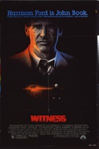 B141 WITNESS one-sheet movie poster '85 Harrison Ford, Kelly McGillis
