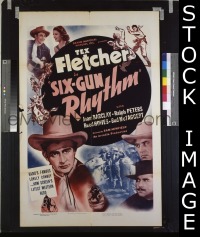 #026 6-GUN RHYTHM 1sh '39 Tex Fletcher 