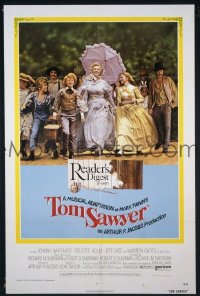 B082 TOM SAWYER one-sheet movie poster '73 young Jodie Foster!