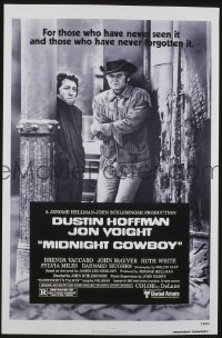 A795 MIDNIGHT COWBOY one-sheet movie poster R80 Hoffman, Voight
