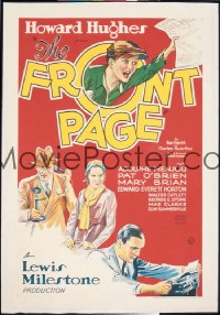 FRONT PAGE ('31) 1sheet
