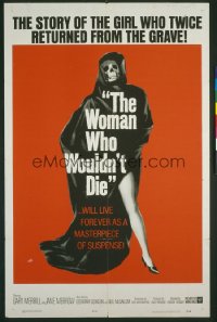 WOMAN WHO WOULDN'T DIE 1sheet