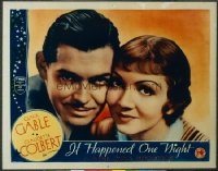 IT HAPPENED ONE NIGHT LC R37 Clark Gable & Claudette Colbert!
