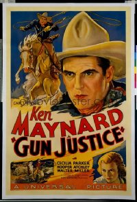 GUN JUSTICE ('33) 1sheet