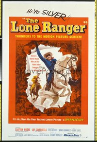 LONE RANGER ('56) 1sheet