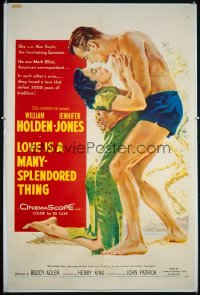 LOVE IS A MANY-SPLENDORED THING 1sheet
