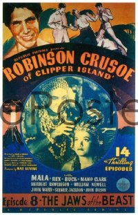 ROBINSON CRUSOE OF CLIPPER ISLAND CH8 1sheet