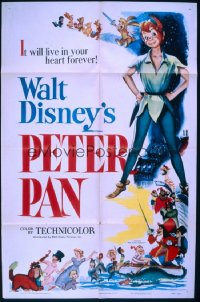 PETER PAN ('53) 1sheet