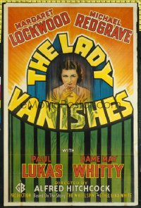 LADY VANISHES ('38) 1sheet