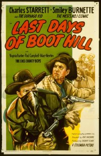 LAST DAYS OF BOOT HILL 1sheet