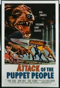 ATTACK OF THE PUPPET PEOPLE 1sheet