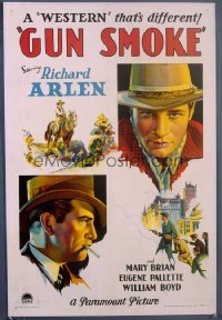 GUN SMOKE ('31) 1sheet