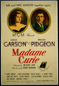 MADAME CURIE 1sheet