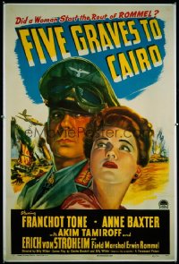 FIVE GRAVES TO CAIRO 1sheet