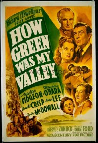 HOW GREEN WAS MY VALLEY 1sheet