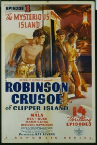 033 ROBINSON CRUSOE OF CLIPPER ISLAND CH1 1sheet