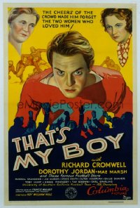 185 THAT'S MY BOY ('32) 1sheet 1932