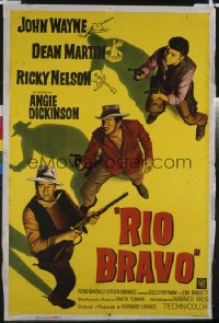RIO BRAVO Argentinean '59 John Wayne, Ricky Nelson, Dean Martin, Walter Brennan, Howard Hawks