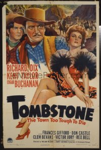 TOMBSTONE THE TOWN TOO TOUGH TO DIE 1sheet