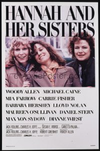 HANNAH & HER SISTERS 1sheet