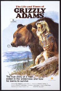 LIFE & TIMES OF GRIZZLY ADAMS 1sheet