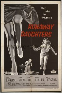 RUNAWAY DAUGHTERS ('56) 1sheet