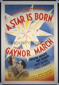 STAR IS BORN ('37) 1sheet