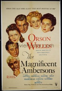 MAGNIFICENT AMBERSONS 1sheet
