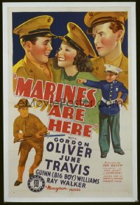 MARINES ARE HERE 1sheet