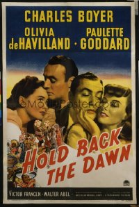 HOLD BACK THE DAWN 1sheet