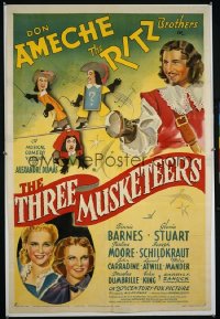 THREE MUSKETEERS ('39) 1sheet