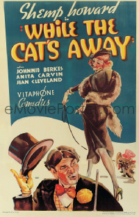 167 WHILE THE CAT'S AWAY ('36) linen 1sheet