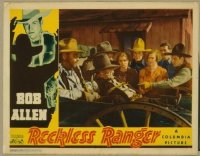 t427 RECKLESS RANGER movie lobby card '37 Bob Allen, Louise Small