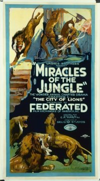 406 MIRACLES OF THE JUNGLE linen 3sh