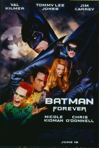 4609 BATMAN FOREVER DS advance one-sheet movie poster '95 Kilmer, Kidman