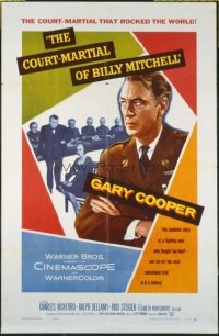 1528 COURT-MARTIAL OF BILLY MITCHELL one-sheet movie poster '56 Gary Cooper