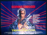 VHP7 554 TERMINATOR British quad movie poster '84 Arnold Schwarzenegger